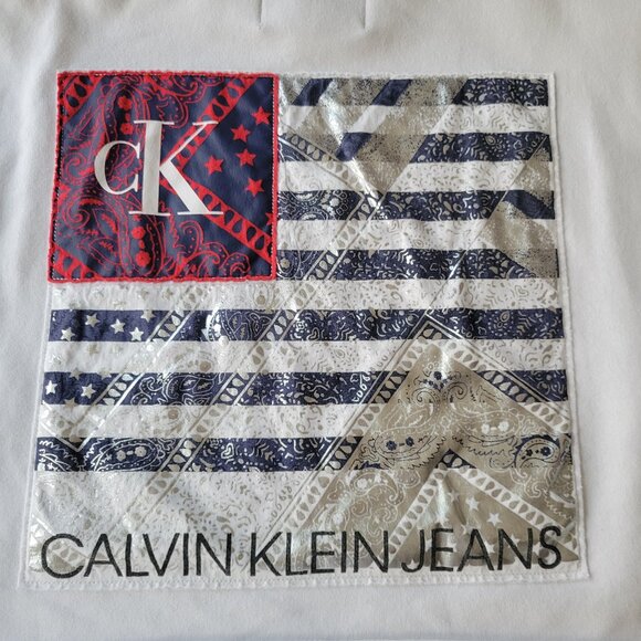 Calvin Klein Performance Women’s Cropped Hoodie White Size M Athletic Pullover - Picture 4 of 10